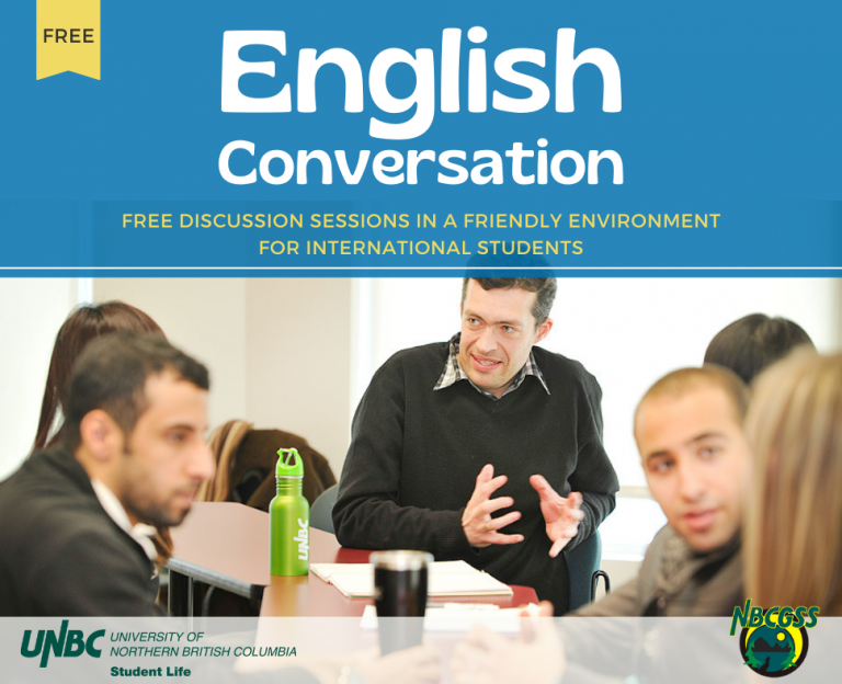 English Conversation Classes – Northern BC Graduate Students' Society
