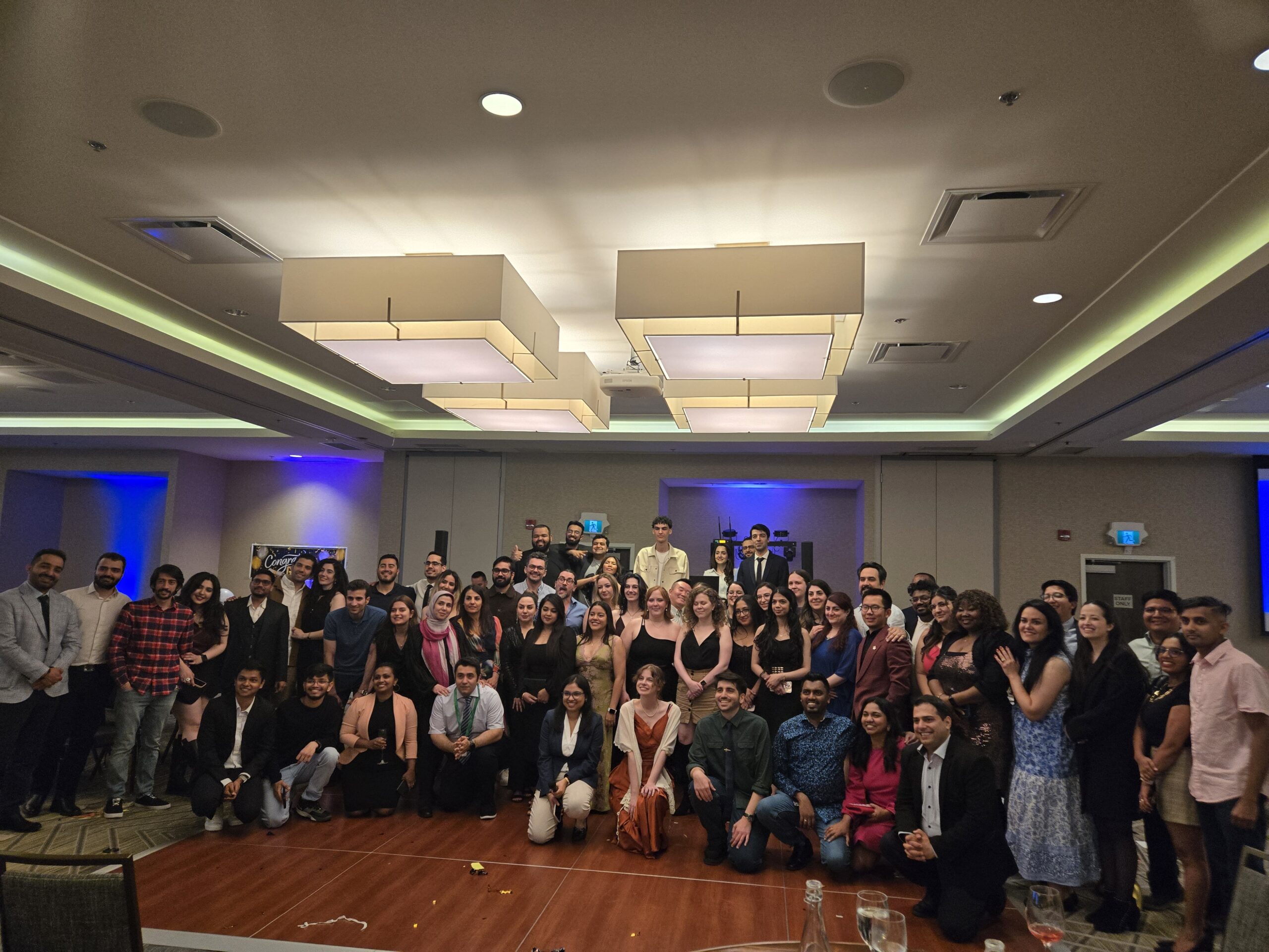 Students at Semi-Formal Night